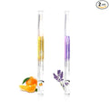 Nail Oil Cuticle Pen 2pcs Nail Cuticle Oils Pens Are Nail Strengthening Agents And Nail Growth Essence, Suitable For Fragile Peeling And Broken Thin Nails（Orange & Lavender）.
