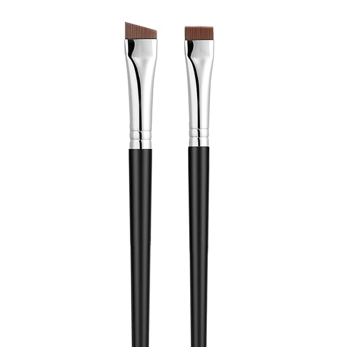 Fine Angled Eyeliner Brushes, JASSINS Precision Gel Eye Liner Brush,Synthetic Bristles Eye Makeup Tool,Ultra Thin Slanted Flat Angle for Beauty Cosmetic Tool