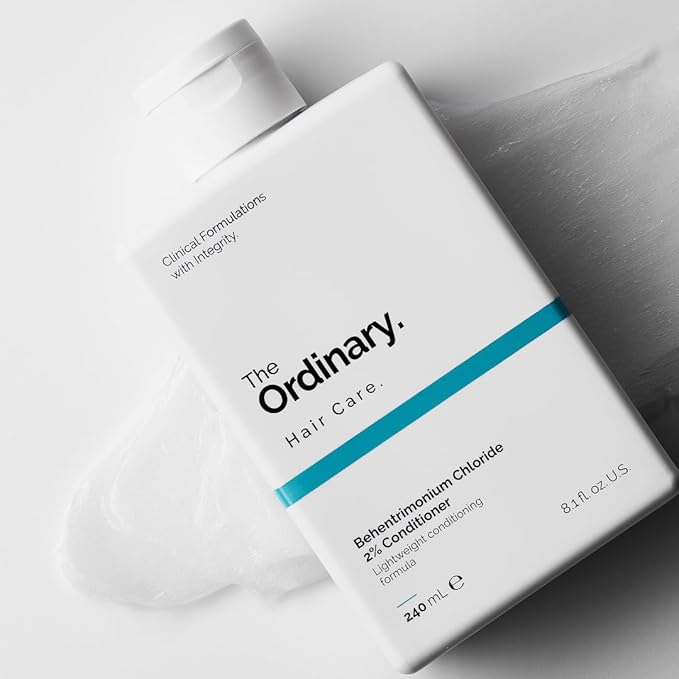 The Ordinary Behentrimonium Chloride 2% Conditioner, Lightweight Fragrance-Free Conditioner for All Hair Types, 8.1 Fl Oz