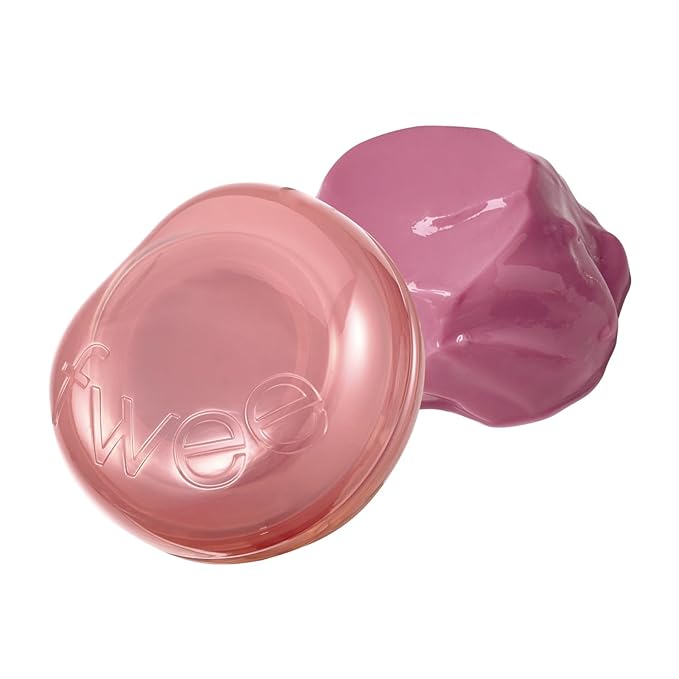 fwee Glowy Jelly Pot | Dewy Jelly Lip & Blush Color, Tinted Glow Balm, Dewy Buildable Finish – Milky (Creamy Pink) | 0.14 oz