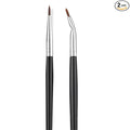 Fine Angled Eyeliner Brushes, JASSINS Precision Gel Eye Liner Brush,Synthetic Bristles Eye Makeup Tool,Ultra Thin Slanted Flat Angle for Beauty Cosmetic Tool