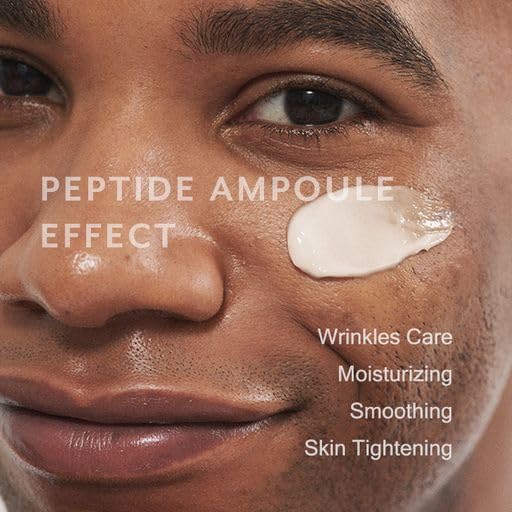 MIZON Peptide Ampoule Face Cream with Adenosine Lavander Oil Fine Line Treatment Moisturizing Elastin Boost Korean Skincare (1.69 fl oz)