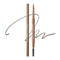 PERIPERA Speedy Skinny Brow (11 MOCHA TAUPE),1.5mm Precise Eyebrow Pencil, Dual-Sided Fine Tip Shades, Define Fills Brow Make up, K Beauty, Korean Make-up