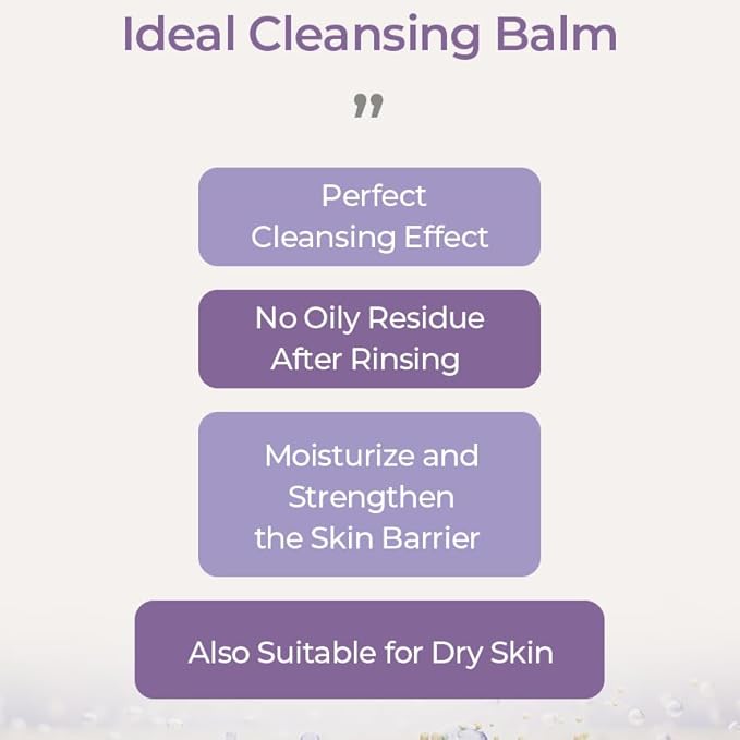 Hwarang' Bellflower Cleansing Balm | Cleansing Balm for Waterproof Makeup | Gentle on Eyes | Deep Clean & Moisture Barrier Care | Skin-Loving Moisture | 3.4 Fl Oz