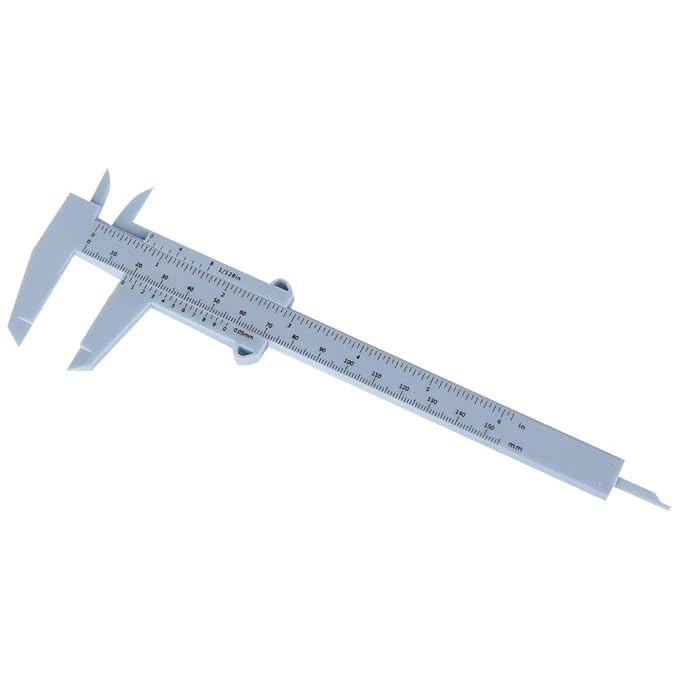 Vernier Caliper Eyebrow Stencil - Reusable Permanent Eyebrow Positioning Ruler for Makeup Measuring