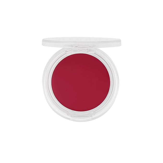 Milani Blush Makeup – Cheek Kiss Cream Blush for Cheeks, Buildable Cream-to-Gel Blusher & Lip Tint, Dewy Natural Color, Hydrating - Merlot Moment