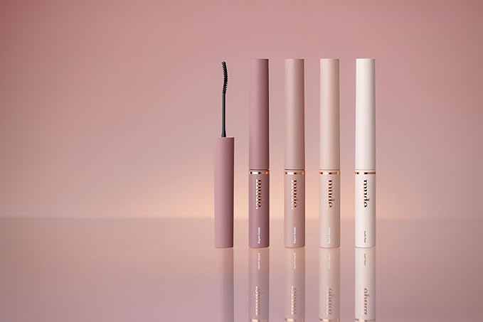 mude Inspire Skinny Curling & Multi-Fixer Light to Brown Mascara Volumizing Curling for Dramatic Lashes Smudge-Proof Water-Proof Stays on All Day (02 Brown)