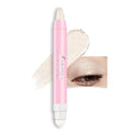Kaely 2in1 Cream Eye Shadow Brightener Sticks for Eyes, Pencil Eyeshadow Applicator Stick Waterproof Pigmented, Eye Shadow Palette Highlighter Makeup, sombras para ojos, 38 Blonde Shimmer