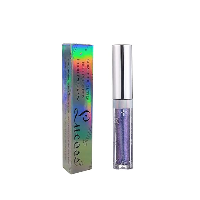 Shining Shimmer Glitter Liquid Eyeshadow Metallic Pigments Makeup Metals Gloss for Eyes Eyeliners Sparkling Eye Shadow Set Gift Shiny Pen Eyeliner Kit (A109)
