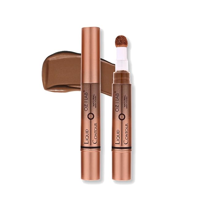 Calypso Glow Liquid Contour Wand Tropical Radiance – Long-Lasting Matte Finish, Buildable Coverage, Cushion Applicator, Vegan & Cruelty-Free, 6ML/0.21FL.OZ，PACK OF 1