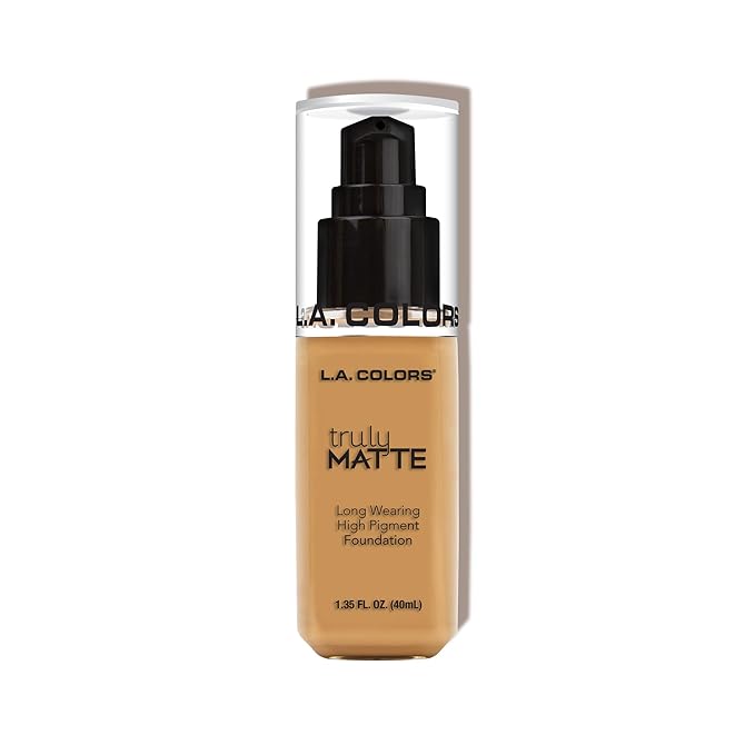 L.A. COLORS Truly Matte Foundation, Golden Beige CLM357