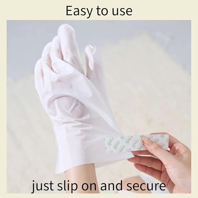 Relaxing Aroma Hand Mask, Home Spa Moisturizing Hand Gloves, 6 Pairs, For Dry Rough Hands, Hydrating Hand Treatment, Made in Korea (Lavender)