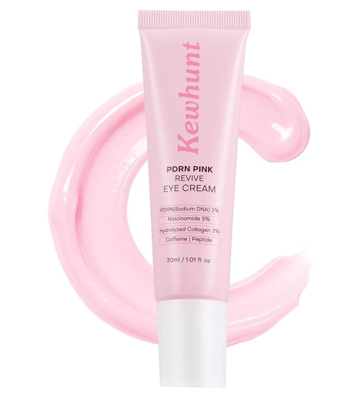 PDRN Revive Eye Cream - 20,000ppm Salmon DNA PDRN Eye Serum with Caffeine, Peptide, Collagen, Niacinamide for Fine Lines, Dark Circles, Puffiness, Hydrating SkinCare 1.01fl.oz