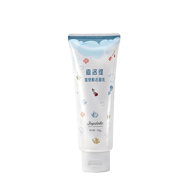 Aspira Joyslotic Amino Acid Facial Cleanser for Dry & Sensitive Skin, Gentle Hydrating Face Wash with Magnolia Oil & Plant Extracts, Fragrance-Free, Sulfate-Free, 4.23 fl oz