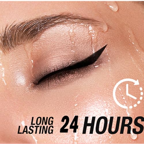 2Pcs Black Gel Eyeliner Pencil, Halloween Makeup Waterproof Long Wear Natural Eye Lip Face Paint Stick Smudge Proof Matte Liquid Eyeliner Cream Black Smokey Eye Liners Eyeshadow Crayon