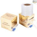 AIYUENCICI Disposable Eyebrow Tattoo Plastic Wrap Preservative Film with Microblading Kit for Lip Blush, Eyebrow Lamination Lash Lift Permanent Make Up Cling Cover Tape Roll Transparent 2 Pack