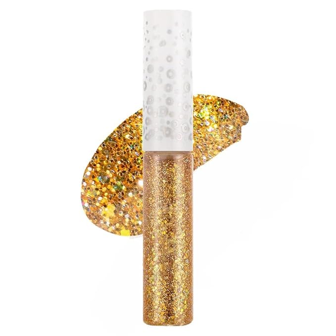 Liquid Glitter Eyeshadow & Eyeliner - Metallic Glitter Shimmer Eye Looks - Waterproof, Long Lasting & Quick-Drying - Sparkling Eye Shadow Makeup - Euphoria Makeup 11