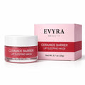 EVYRA Ceramide Barrier Lip Sleeping Mask 20g – Overnight Lip Repair for Very Dry & Chapped Lips – Peach Flavor – Lanolin & Petrolatum Free Lip Treatment