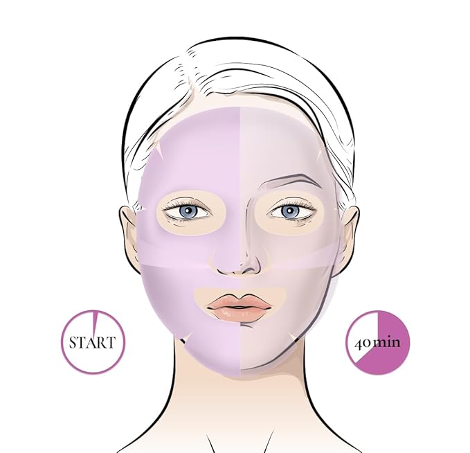 glowiest Sweet Dreams Berry Plump Collagen Mask Set of 3, Lifting & Hydrating Face Collagen Jelly Mask, 79% Collagen, Elastin, Hyaluronic Acids, Polyglutamic Acid, Peptides, Korean Skincare