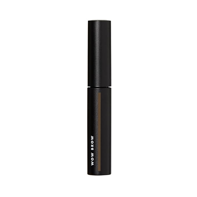 e.l.f. Wow Brow Gel, Volumizing, Buildable, Wax-Gel Hybrid, Creates Full, Voluminous-Looking Brows, Locks Brow Hairs In Place, Neutral Brown