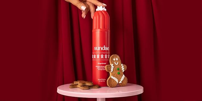 sundae Limited Edition Gingerbread Whipped Body Wash Shower Foam with Kakadu Plum & Finger Lime 8.9 fl oz, 265ml