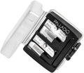Palladio Double Barrel 3 in 1 Cosmetic Pencil Sharpener with Cover, Stainless Steel Blade, Size Adjuster, Essential for Small and Extra Large Lip Liner, Eyeliner, Brow Pencils