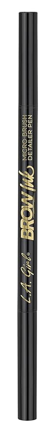 L.A. Girl Brow Ink Micro Brush Detailer Pen, Dark Brown GBP346