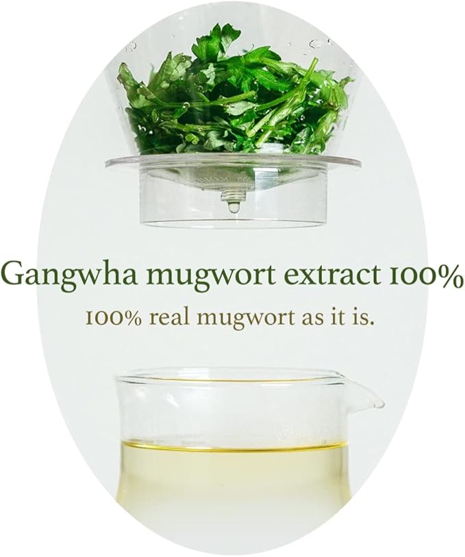 I'm from Mugwort Mask Cooling, Fast Soothing Wash Off Face Mask, Korean Facial Skincare 1.01 Fl Oz