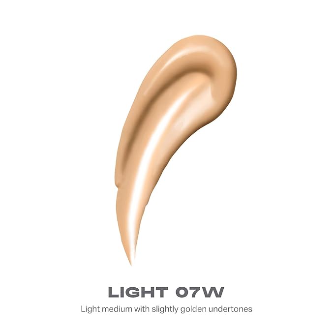 Morphe Lightform Dewy Foundation - Extended Hydration Foundation Makeup with a Lasting, Natural Radiant Finish - Long-Wearing Formula with Buildable, Medium Coverage - Light 07W (1.01 fl oz)