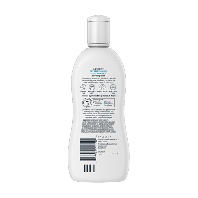 Cetaphil RestoraDerm Skin Restoring Body Wash, Ezcema Formulation 10 oz.