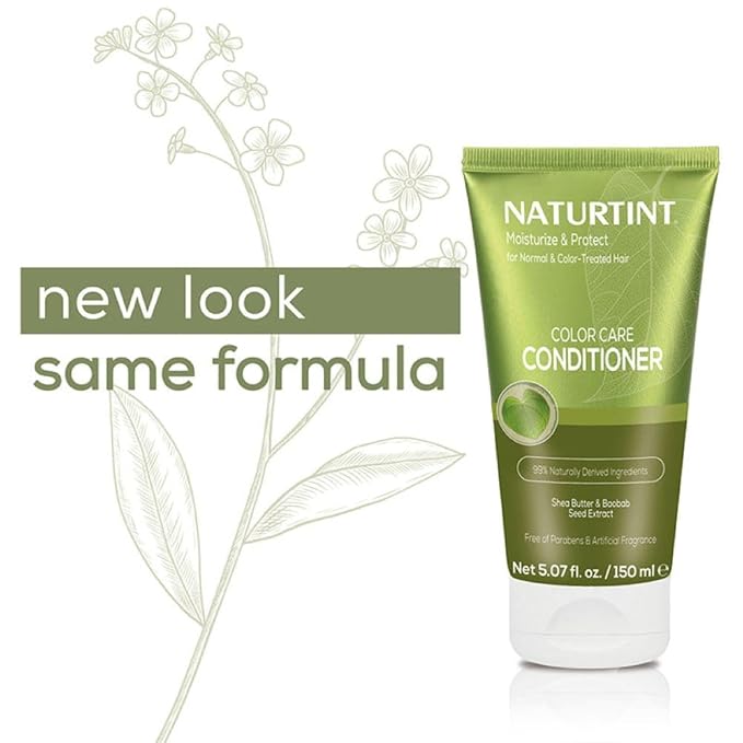 Naturtint Color Care Conditioner for Color-Treated, Dry, or Normal Hair, Formulated to Retain Vibrancy without Parabens, Sodium Lauryl Sulfate or Sodium Laureth Sulfate