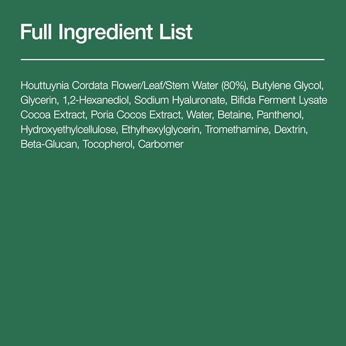 Anua Heartleaf 80 Soothing Ampoule, Hydrating Facial Serum for Glass Skin, Hyaluronic Acid, Panthenol, Lightweight, Non-Greasy Formula, Korean Skincare, 1.01 fl.oz