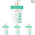 Dove Serum Body Wash Acne Clear for troubled skin with Salicylic Acid 18.5 Fl Oz (Pack of 4)