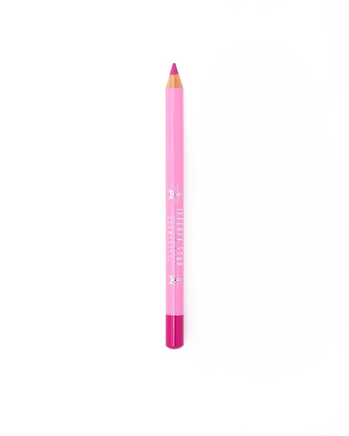 Jeffree Star Cosmetics Velour Lip Liner, Creamy Formula, Satin Finish, Long-Lasting, Peptide Complex, Mineral Oil-Free, Vegan & Cruelty-Free (Cotton Candy Queen)