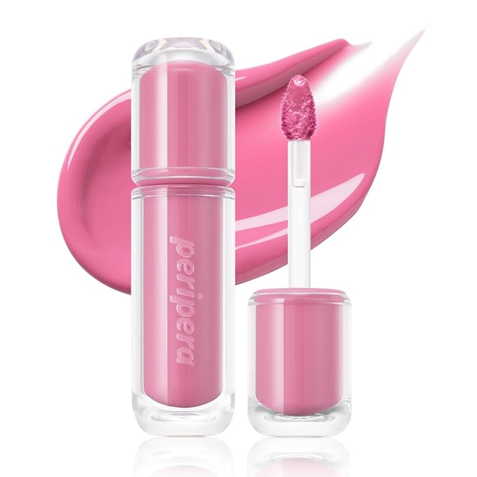 Peripera Mood Glowy Tint, Watery Glow Finish, Buildable Fresh Color, Lightweight, Long-Lasting, Non-Sticky, Korean Lip Tint (11 VISUAL PINK)