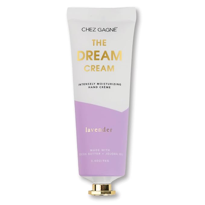 Vegan Hand Cream for Dry Hands - The Dream Cream - Lavender 3.4oz Non-Greasy Moisturizing Lotion - Made in California - Paraben, Sulfate & Phthalate Free - Self Care Gift - Mother's Day - Gift for Mom