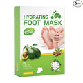 5 Pairs Foot Peel Mask, Exfoliating Foot Peeling Mask for Dead Skin, Callus Remover Foot Mask, Shea Butter & Avocado
