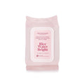 THE FACE SHOP Rice Water Bright Makeup Remover Wipes for Face, Moisturizing, Infused with Rice Extract, Disposable Cleansing Facial Wipes, 50 Count