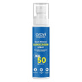 Aravi Organic Dual Mineral Sunscreen Spray SPF 50 | In-VivoTested | Broad Spectrum Protection | Fast Absorbing & Lightweight, Face and Body Sunscreen | Zinc Oxide & Titanium Dioxide - 3.38 FL Oz