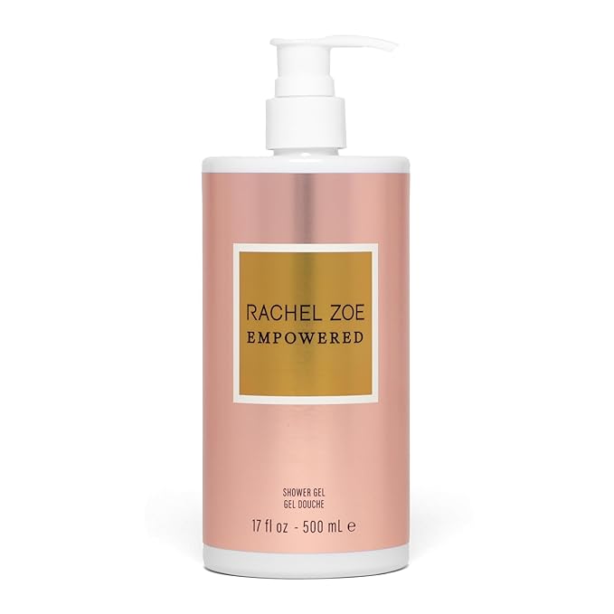 Rachel Zoe Empowered - Vanilla Musk Scent - Shower Gel for Women - Body Wash with Solar Floral, Jasmine, Heliotrope, Coconut, Vanilla Notes - 17 oz