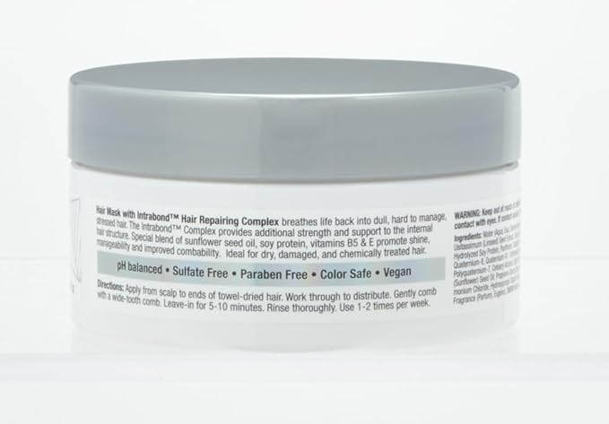 Punky Hair Mask with Intrabond Hair Repairing Complex, 6 oz - Ideal for Dry, Damaged, Chemically Treated Hair