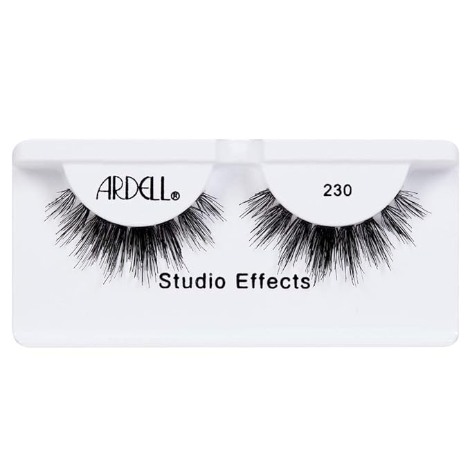 Ardell Studio Effects False Eyelashes, 230 - Reusable, Dramatic Volume Lashes for Glamorous Eye Makeup, 4-Pack