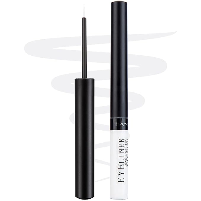 Liquid Eyeliner, Matte Colored Eyeliners, White Eyeliner, White Black Red Brown Green Purple Waterproof High-pigmented Colorful Eyeliners Eye Makeup,1PC White