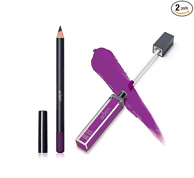 Lipstick for Women & Lip Liner Pencil – Liquid Matte Lipstick Long Lasting – Lip Combo Sets with Lip Stain Long Lasting Waterproof & lip liner stain – Lip Kit Pigmented-Non Smudge-Made in Italy 26