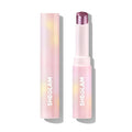 SHEGLAM Crystal Jelly Glaze Stick Eye Shadow Stick Eyeliner Brightener Pencil Crayon with Brush Easy to Blend Long Lasting Shimmer Eyeshadow-Violet Crush