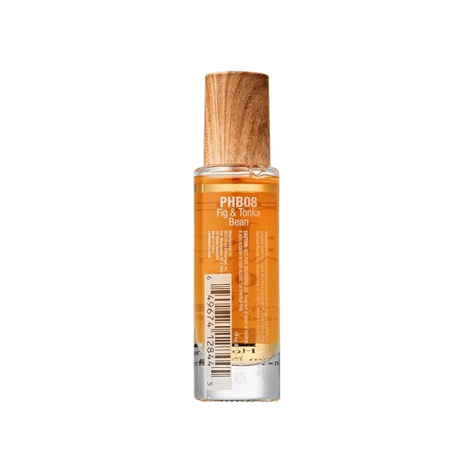 EL:KISS Roll On Perfume, Fig & Tonkin Bean Eau de Parfum 12mL (.40 Fl Oz), Hydrating & Long-Lasting, Alcohol-Free & Mineral Oil-Free, Infused with Jojoba, Argan & Coconut Oil