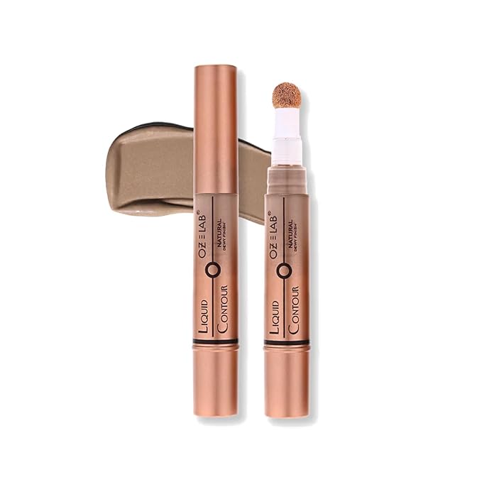 Calypso Glow Liquid Contour Wand Morning Glow – Long-Lasting Matte Finish, Buildable Coverage, Cushion Applicator, Vegan & Cruelty-Free, 6ML/0.21FL.OZ，PACK OF 1