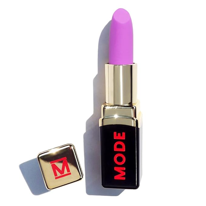 MODE Ultraviolet Magenta Lipstick Virgin Matte Areni Noir, Heavy Habit, Long Lasting Pigment Rich Lip Color, Nourishing Natural Skincare Fruit Oils, Organic Shea Butter, Cruelty Free, Made in NY USA
