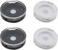 4Pcs Empty Magnetic Eyeshadow Cases,Refillable Magnetic Makeup Eyeshadow Lipstick Palette Container Pans,Round Depotting Makeup Containers for Eyeshadow Lipstick Blush Powder for Travel Sample DIY