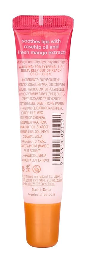 Tree Hut Original Sugarlips Lip Butter, Hydrating Lip Care to Lock in Moisture & Nourish Lips, Soft & Smooth Finish, 0.52 fl oz